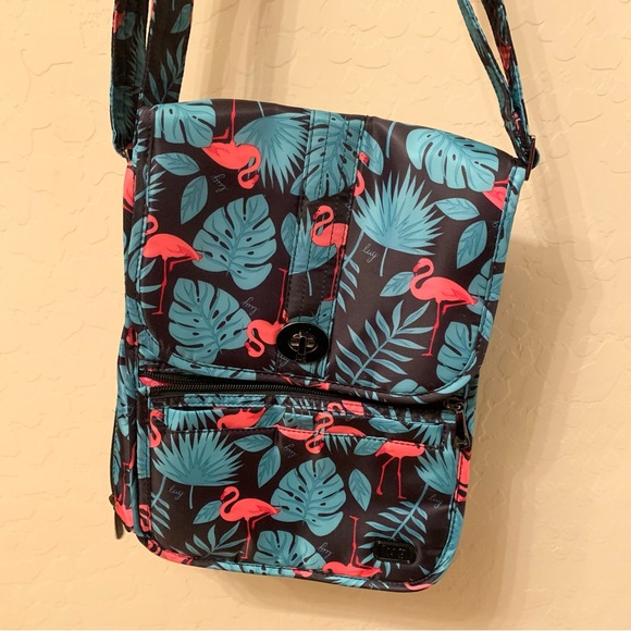 lug Bags New Flamingo Themed Lug Travel Shoulder Pursebag Poshmark